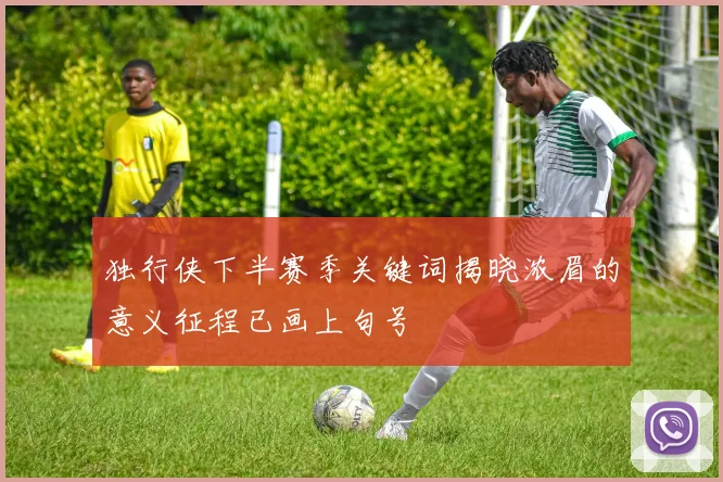 独行侠下半赛季关键词揭晓浓眉的意义征程已画上句号